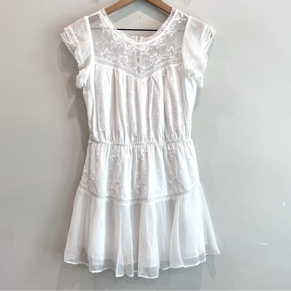 LoveShackFancy Barnes Mini Dress like new Large